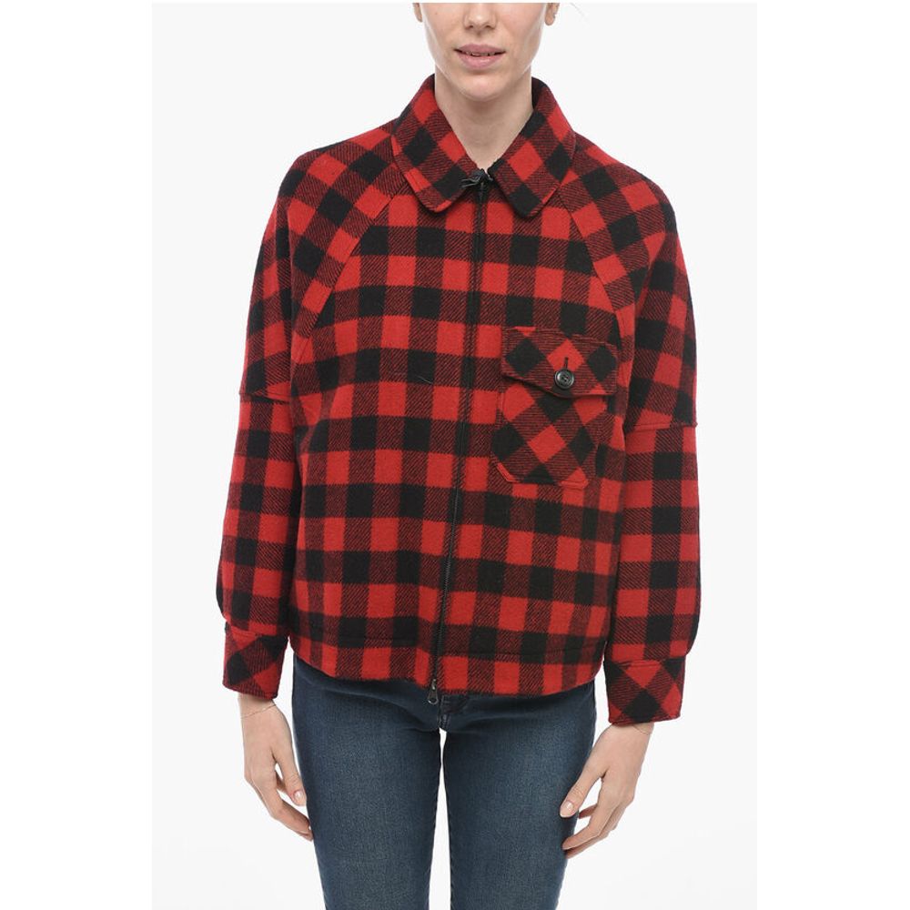 Woolrich Zip Closure LADY BUFFALO Overshirt