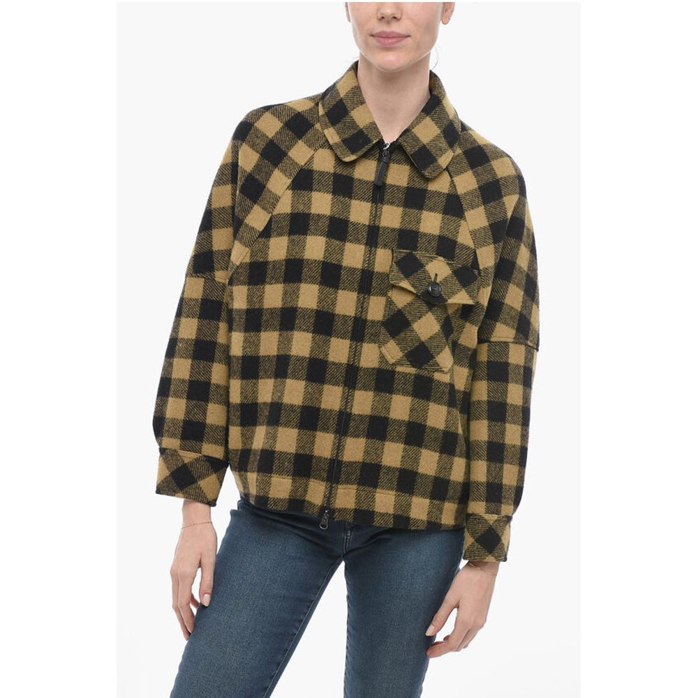 Woolrich Zip Closure LADY BUFFALO Overshirt
