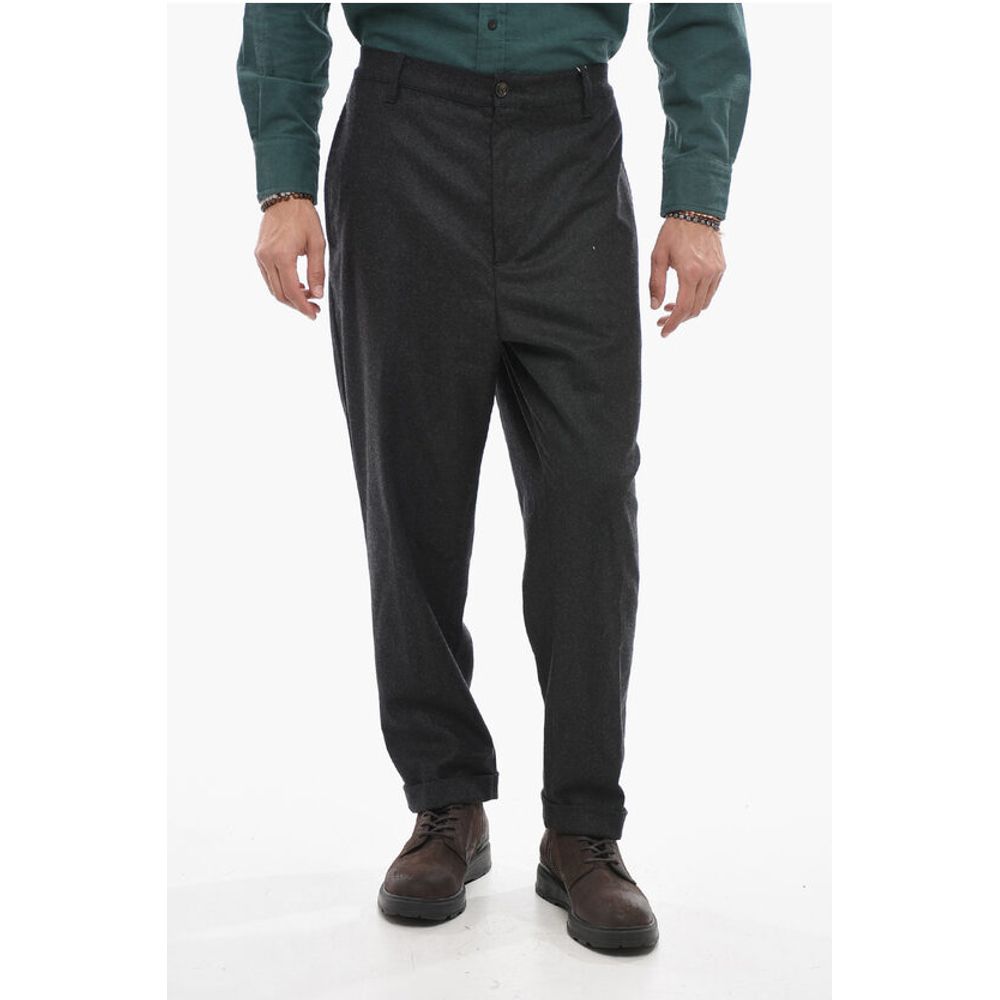 Woolrich Cuffed Hem Flannel Pants