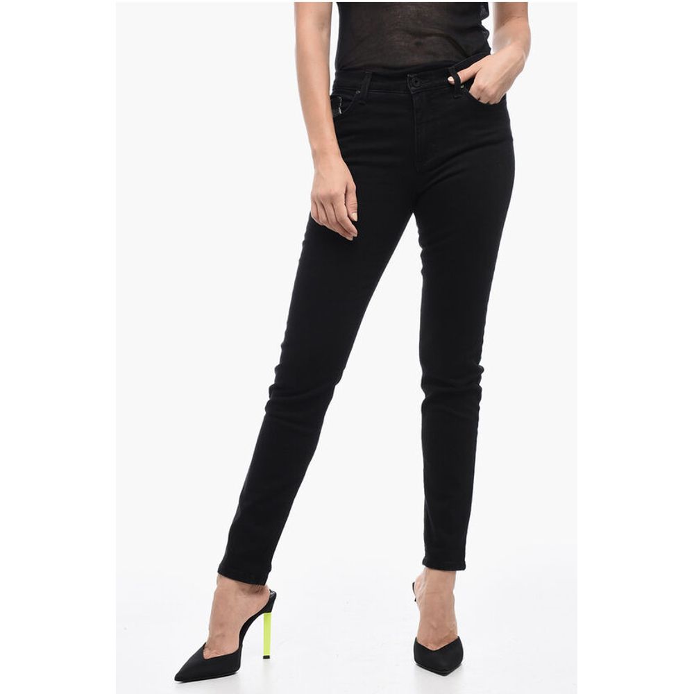 Woolrich Skinny Fit Denims with Logo Patch