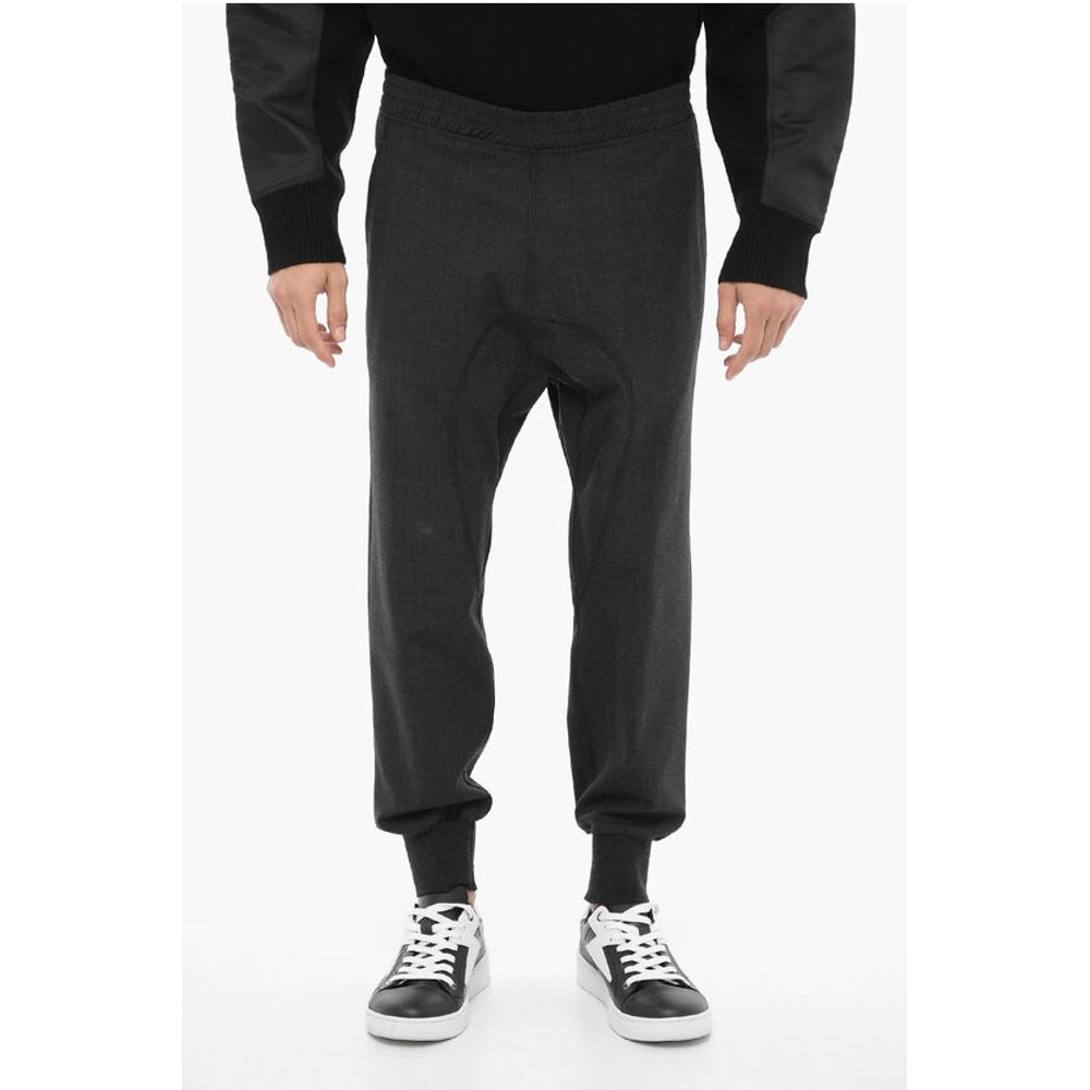Neil Barrett Wool Blend Pants with Elastic Waistband