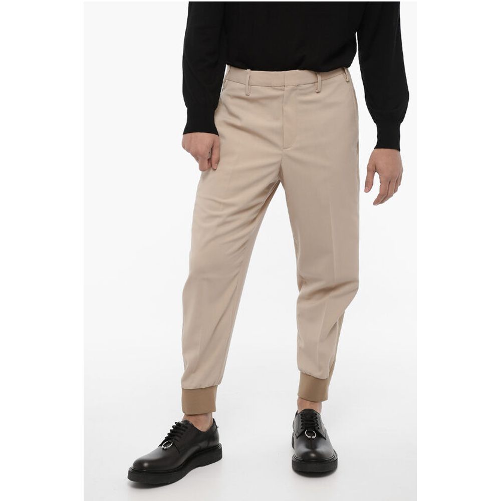 Neil Barrett Slim Fit Casual Pants with Contrating Side Bands