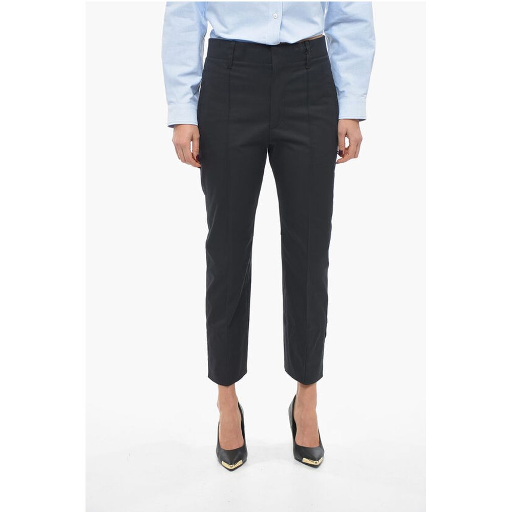 Bottega Veneta Cotton Twill Pants with Tapered Fit