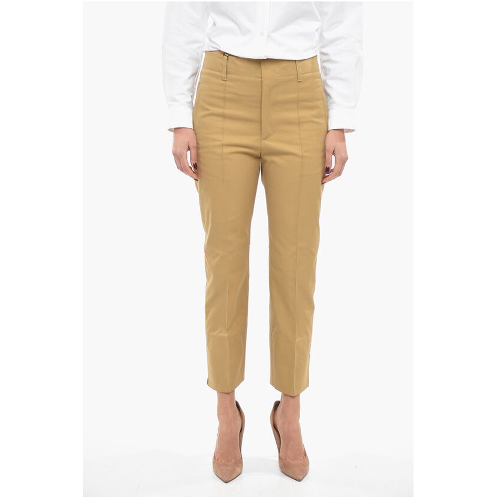 Bottega Veneta Cotton Front-pleated Tapered Fit Pants