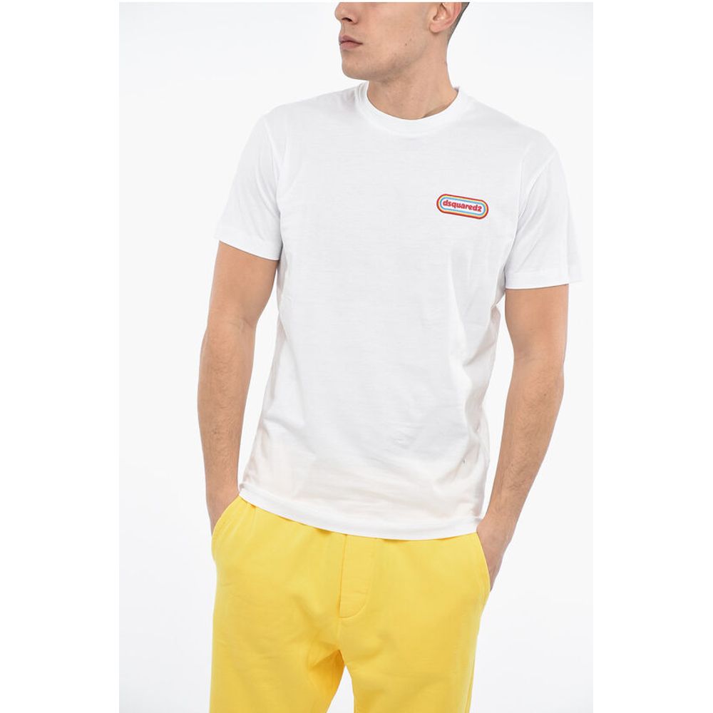Dsquared² Crewneck ROUND COOL T-shirt with Logo Patch