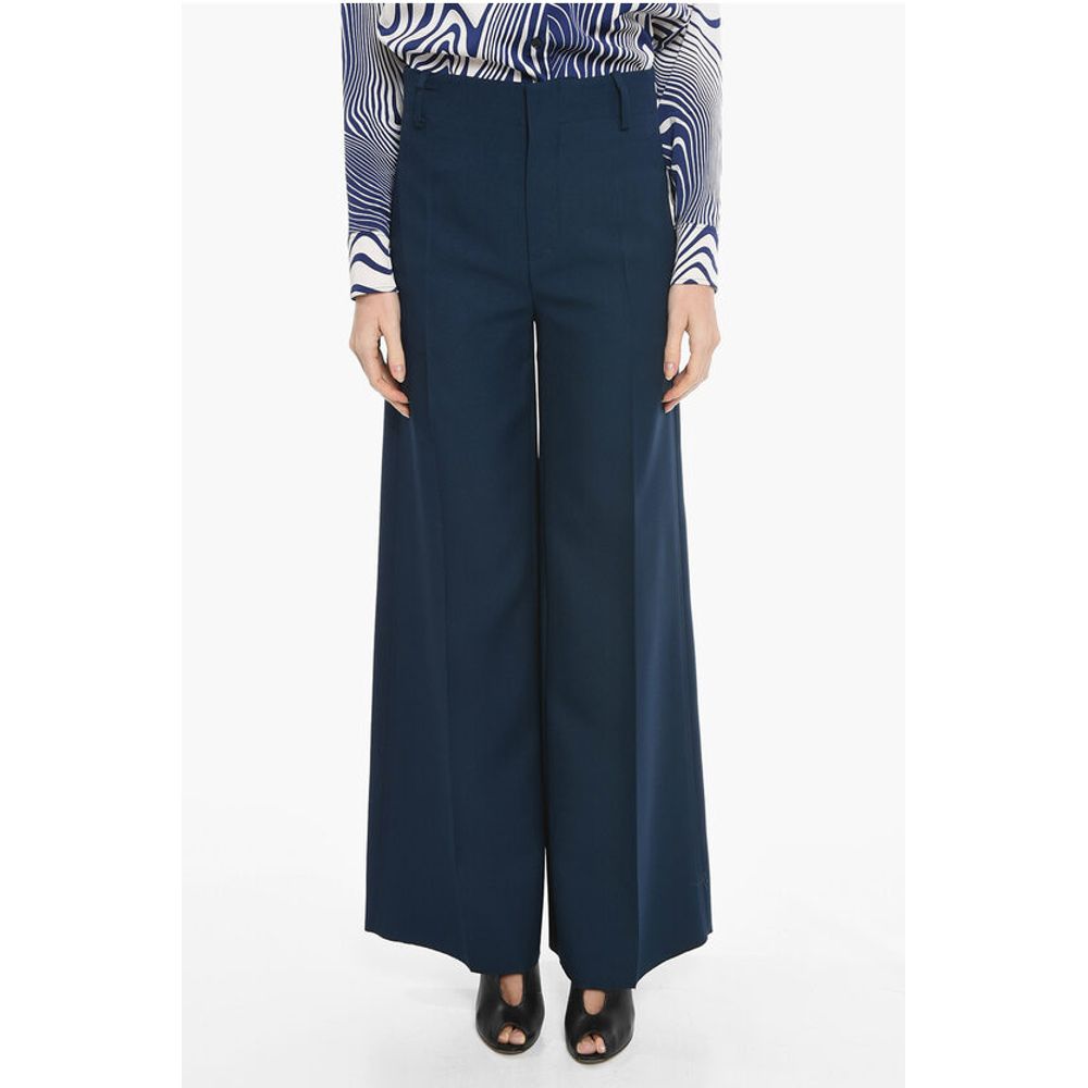 Super Blond High Waisted Straight Fit Pants