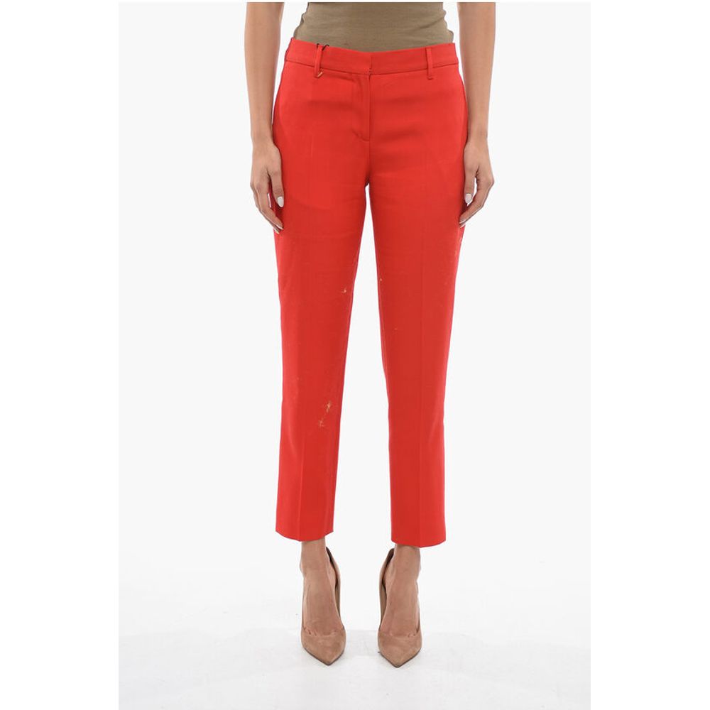 Burberry Wool Straight Fit Pants