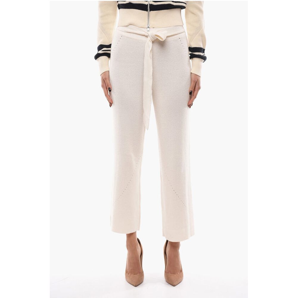 Notes du Nord Knit ERIN Flared Pants with Belt