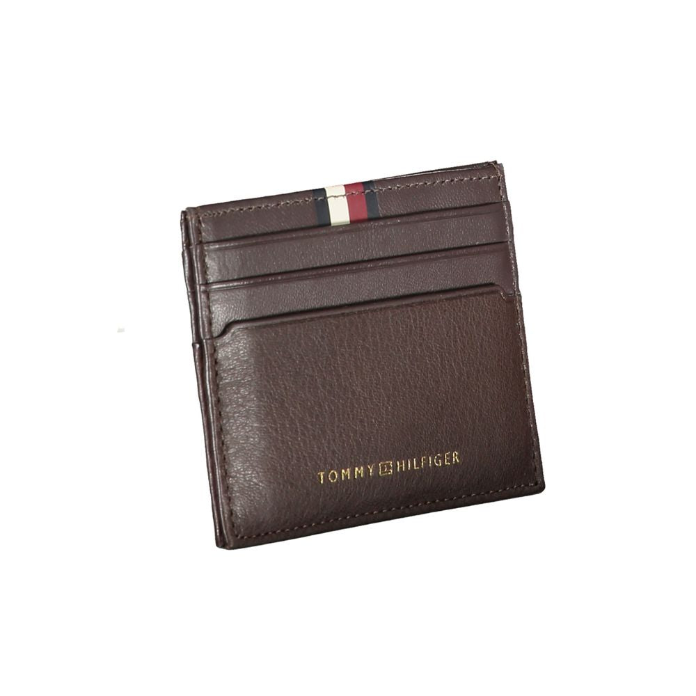 Δερμάτινο ανδρικό πορτοφόλι Tommy Hilfiger Brown