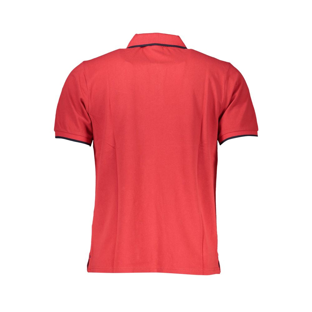 North Sails Red Cotton Polo πουκάμισο