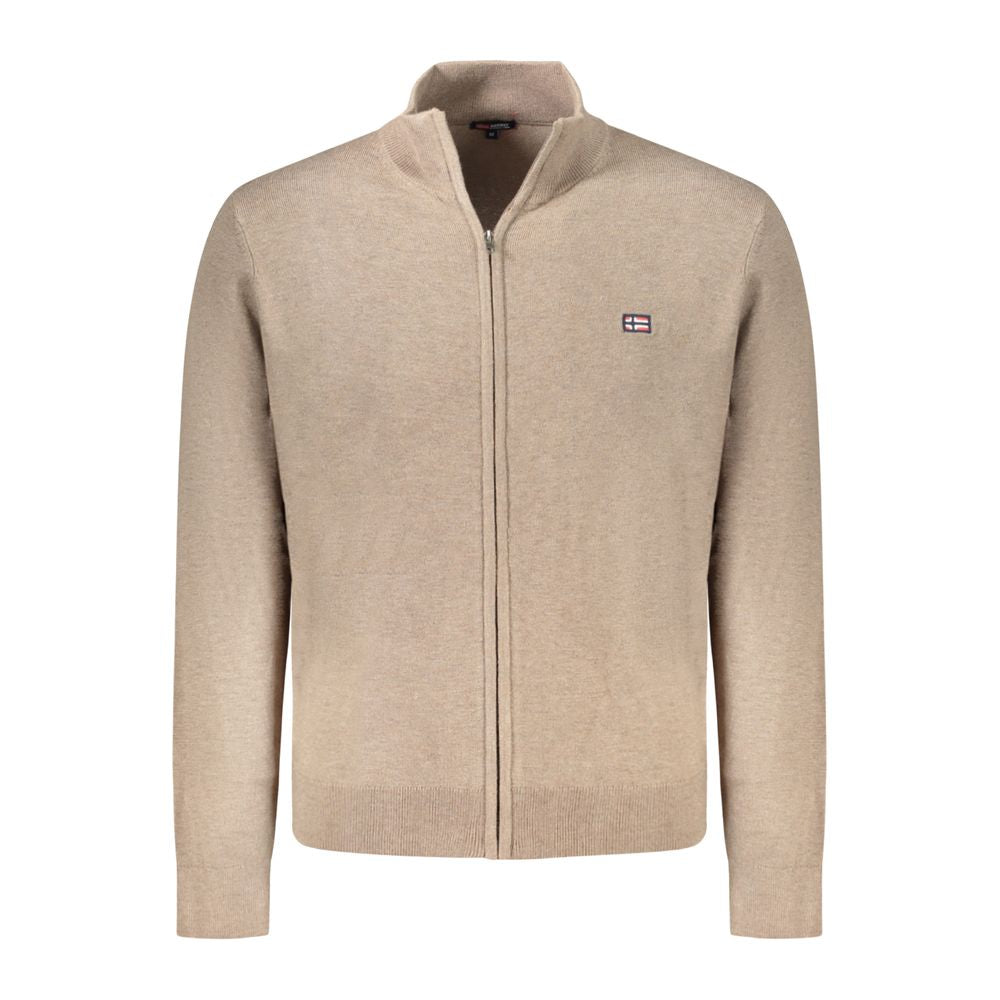 Νορβηγία 1963 Brown Polyamide Men Cardigan
