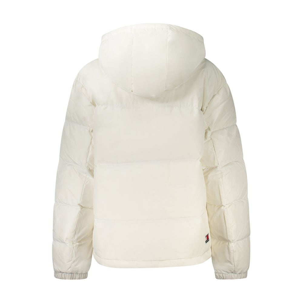 Γυναικείο μπουφάν Tommy Hilfiger White Polyester