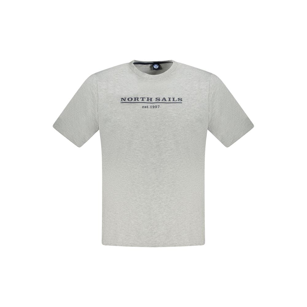 Ανδρικό μπλουζάκι North Sails Grey Cotton
