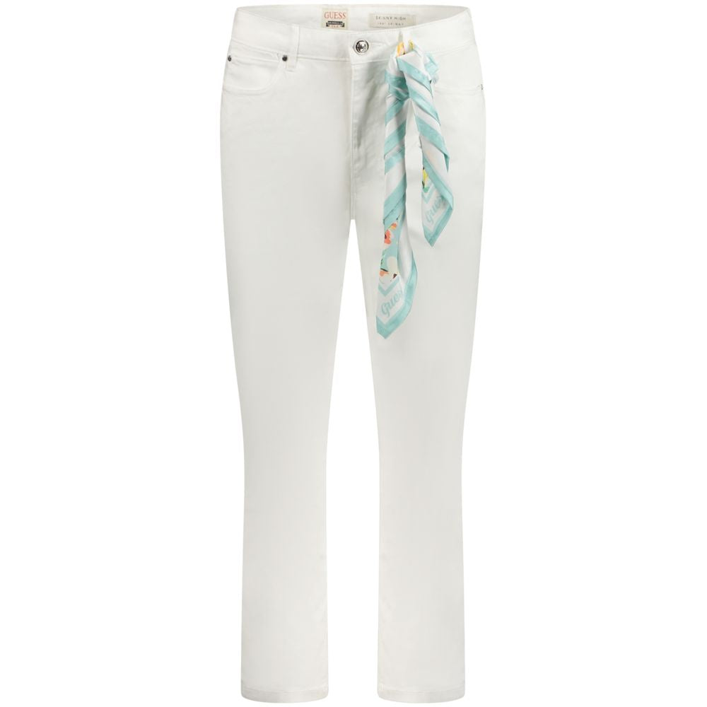 Γυναικεία τζιν Guess Jeans White Lyocell