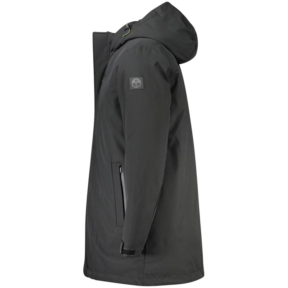 Ανδρικό μπουφάν North Sails Black Polyester