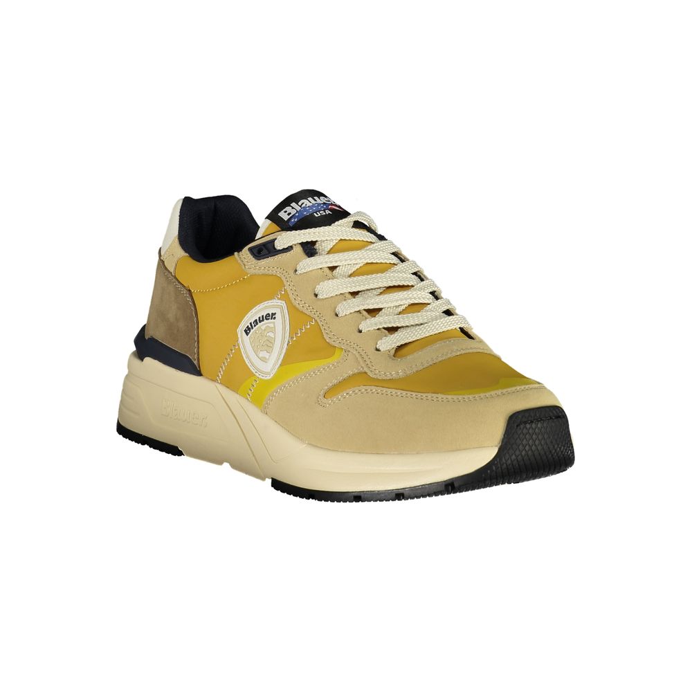 Ανδρικά αθλητικά παπούτσια Blauer Beige Polyester