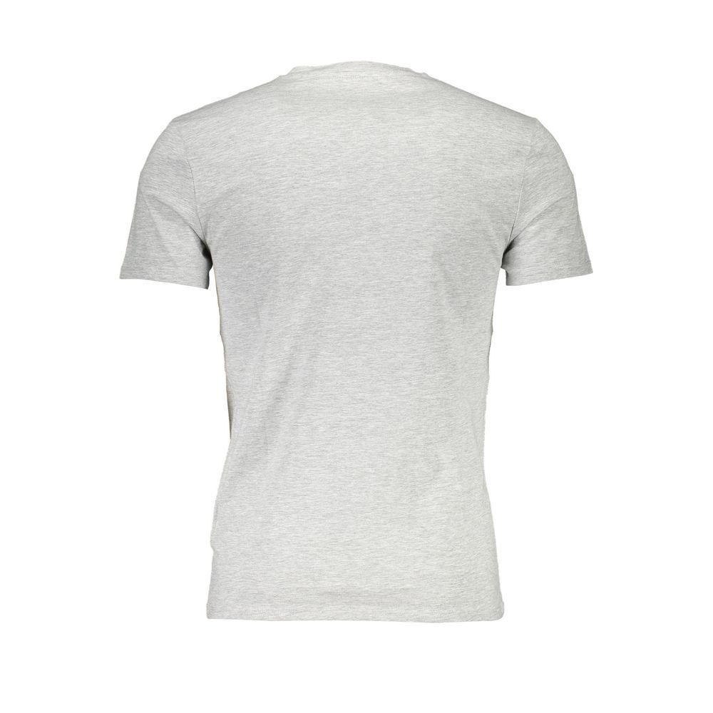 Ανδρικό μπλουζάκι Guess Jeans Grey Cotton