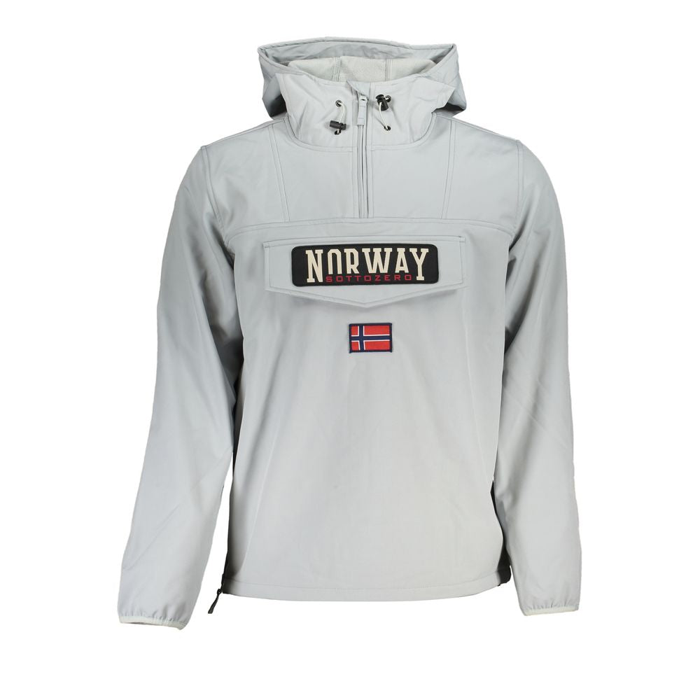 Norway1963 Γκρι Soft Shell Hooded Jacket