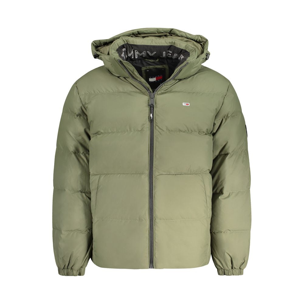Ανδρικό μπουφάν Tommy Hilfiger Green Polyester