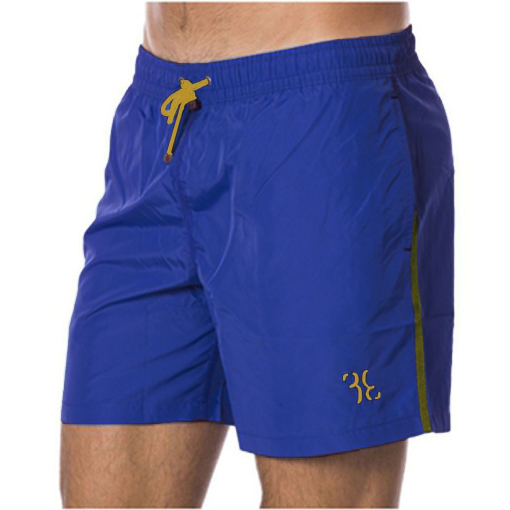 Billionaire Italian Couture Blue Polyester Men's Swimwear Boxer