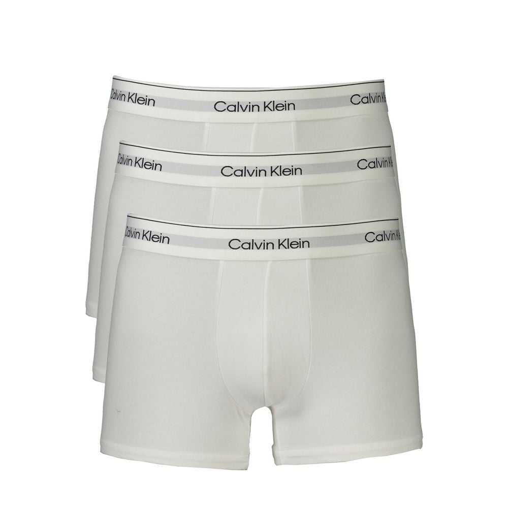 Ανδρικό μπόξερ Calvin Klein White Cotton