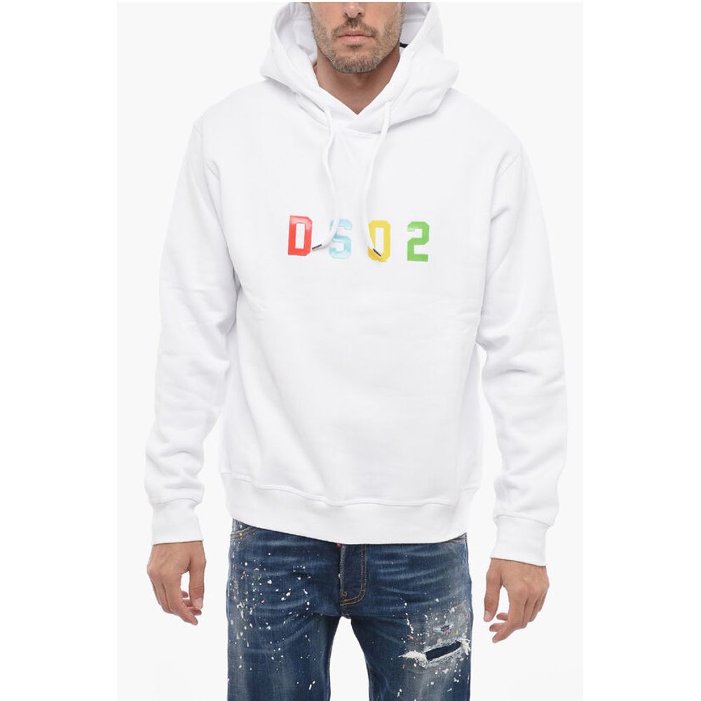 Dsquared² Cool Fit Hooded Sweatshirt with Embossed Logo