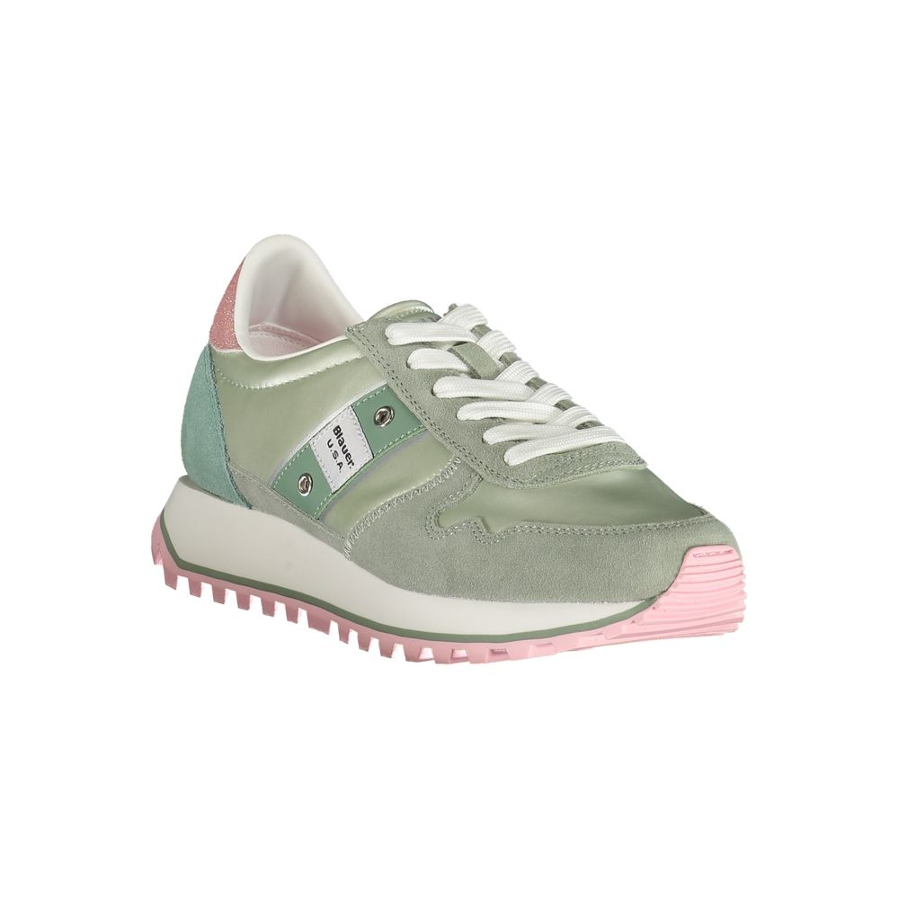Γυναικεία αθλητικά παπούτσια Blauer Green Polyester