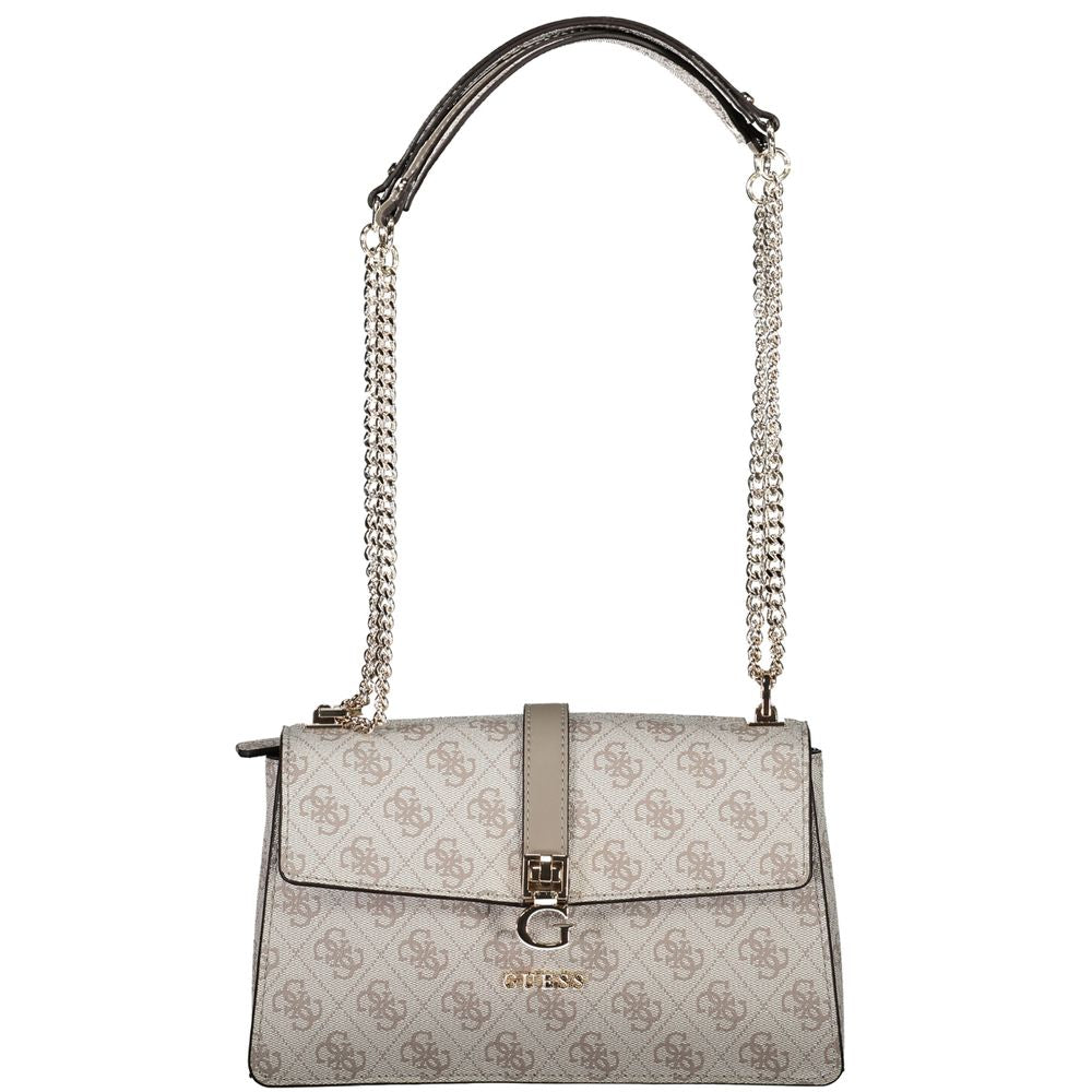 Guess Jeans Gray Polyethylene Handbag