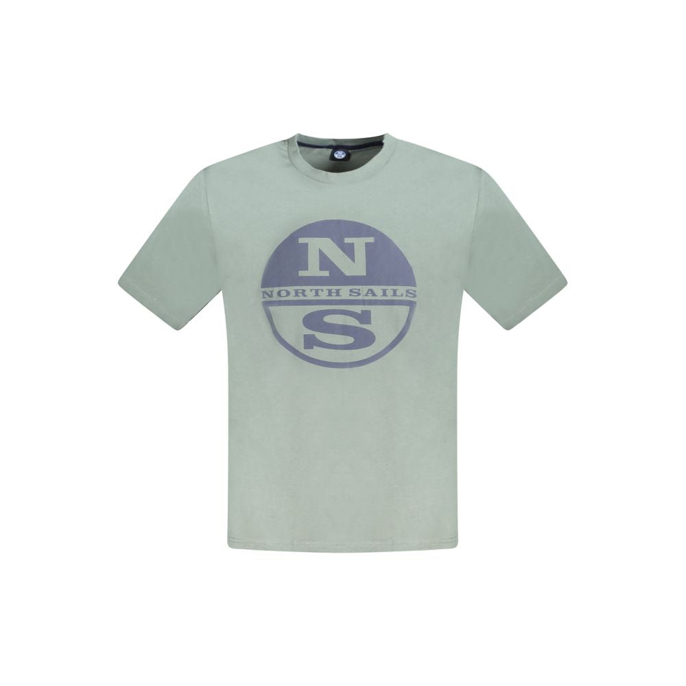 Ανδρικό μπλουζάκι North Sails Green Cotton
