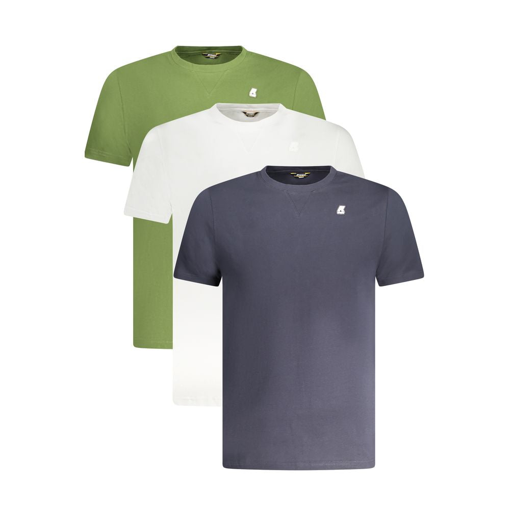 K-WAY Green Cotton Men T-Shirt