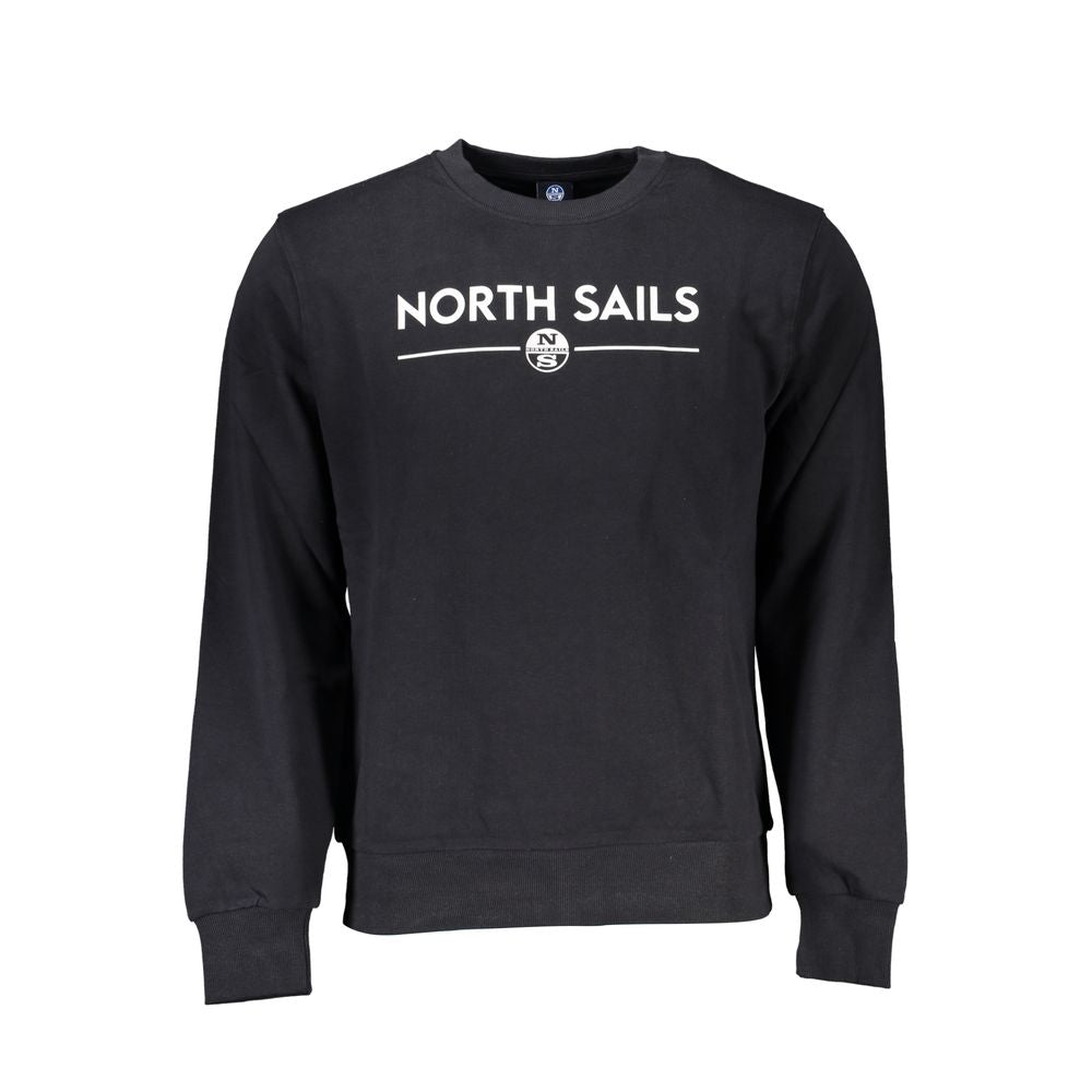 Μαύρο βαμβακερό πουλόβερ North Sails