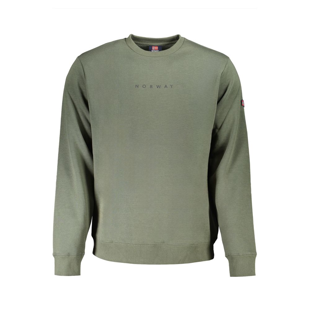 Norway 1963 Green Cotton Ανδρικό πουλόβερ