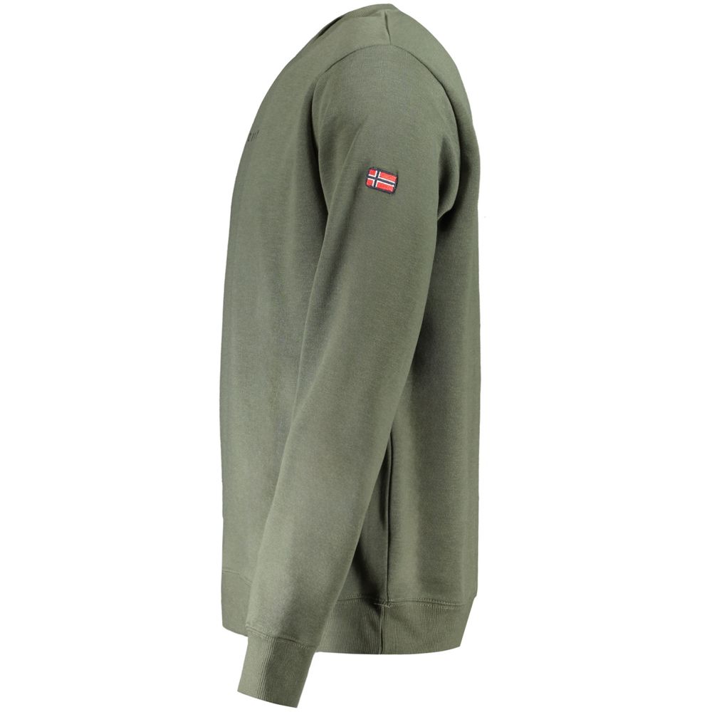 Norway 1963 Green Cotton Ανδρικό πουλόβερ