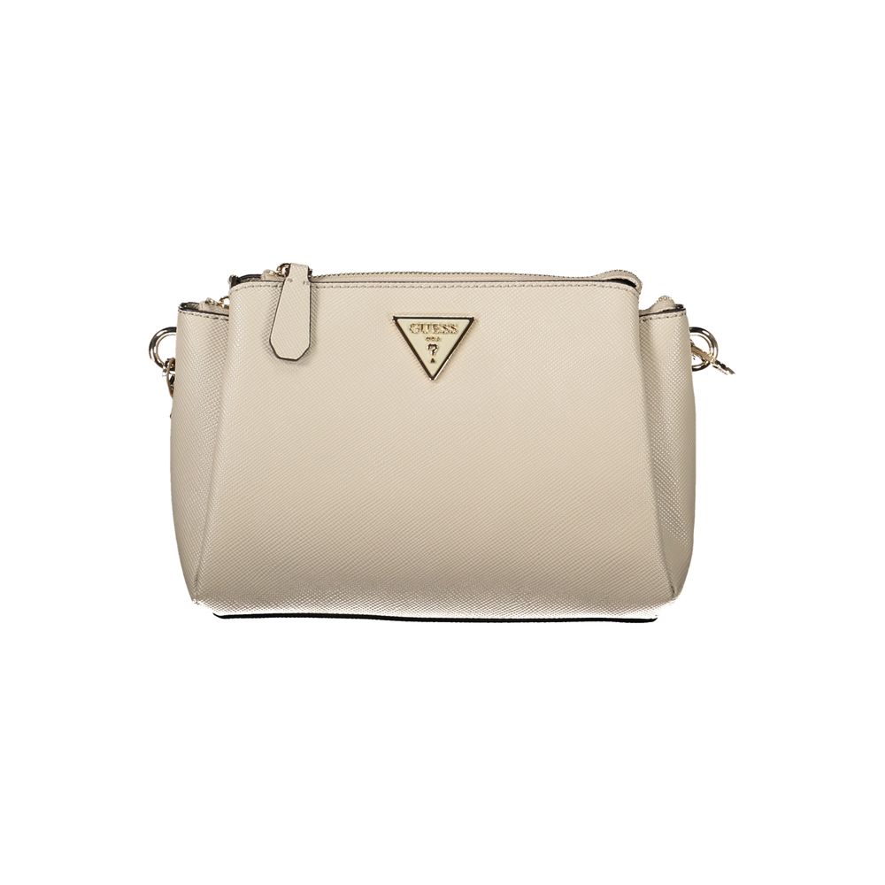 Guess Jeans Beige Polyethylene Women Handbag