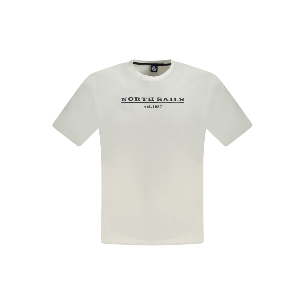 Ανδρικό μπλουζάκι North Sails White Cotton