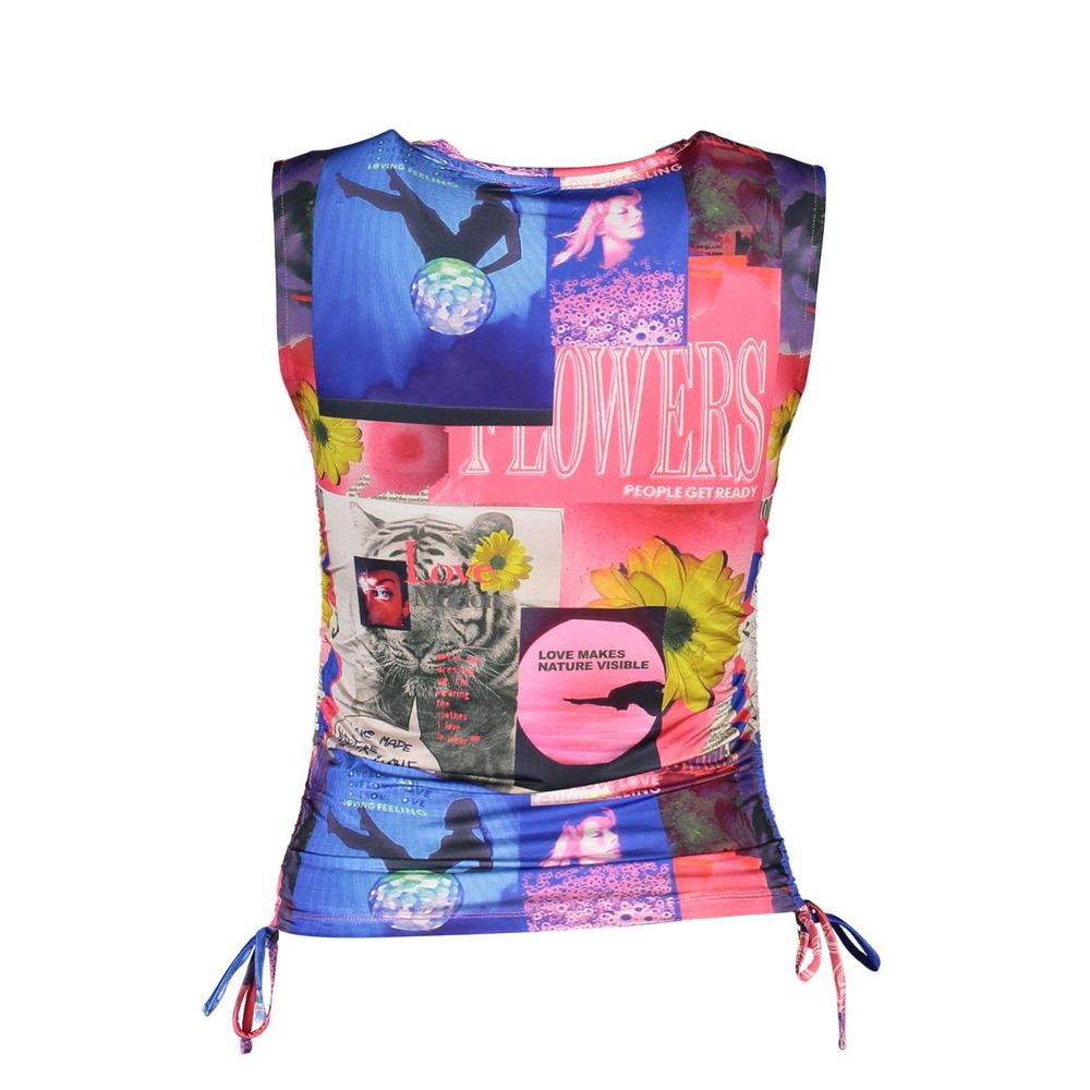 Γυναικείο τοπ Desigual Blue Acetate