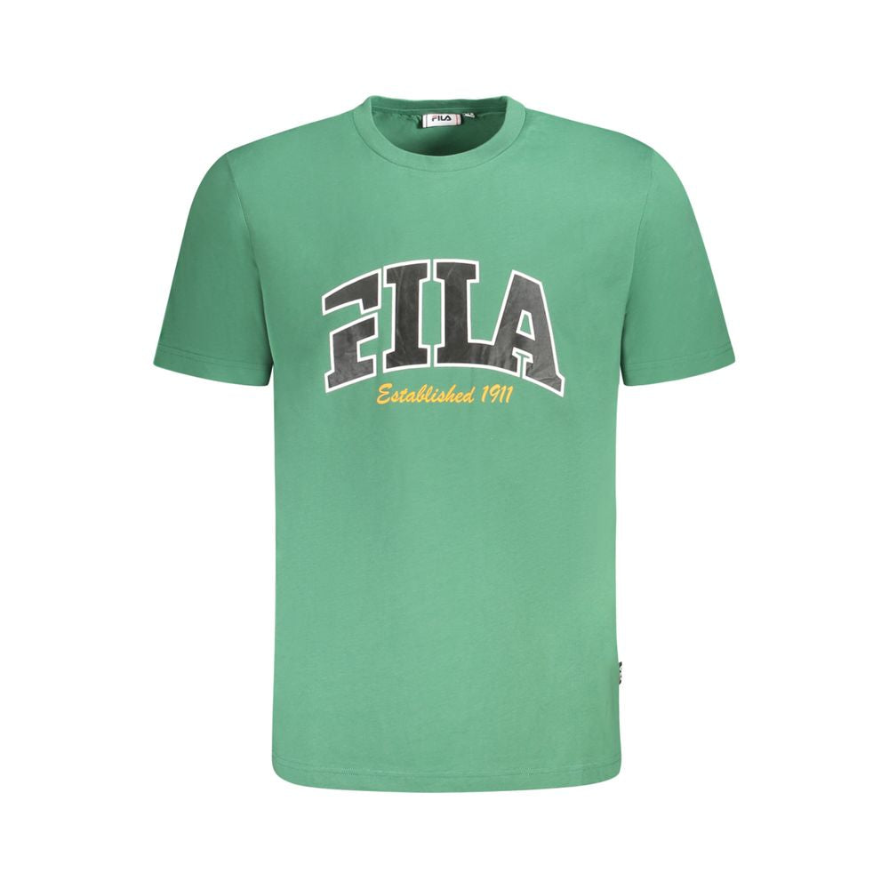 Ανδρικό μπλουζάκι Fila Green Cotton