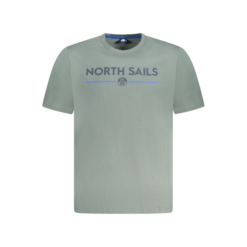 Ανδρικό μπλουζάκι North Sails Green Cotton