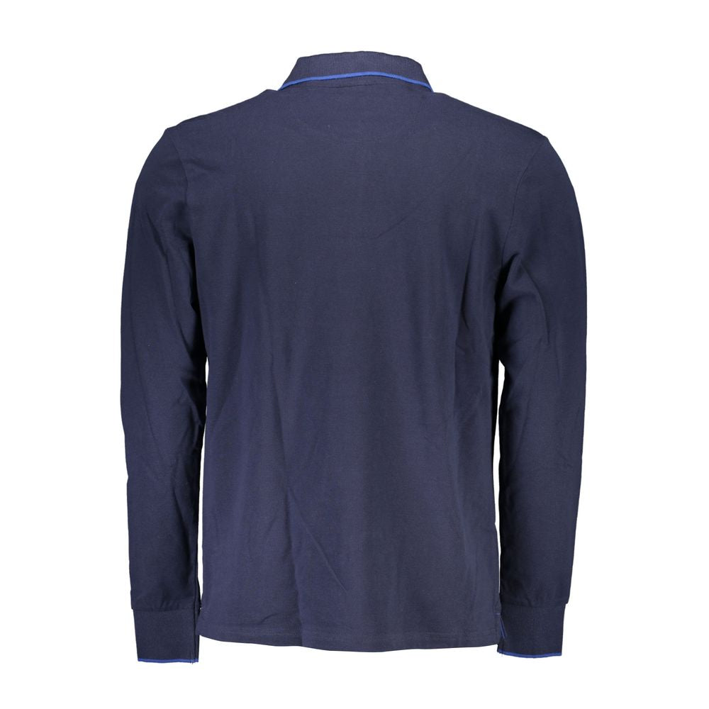 Ανδρικό μπλουζάκι πόλο North Sails Blue Cotton