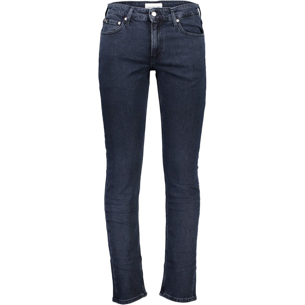Calvin Klein Blue Cotton Jeans & Pant