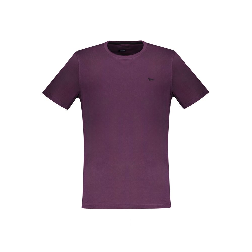 Βαμβακερό μπλουζάκι Harmont &amp; Blaine Purple