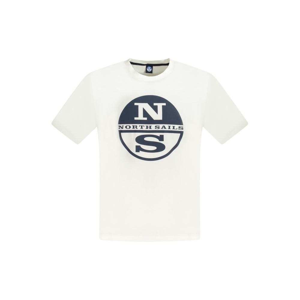 Ανδρικό μπλουζάκι North Sails White Cotton