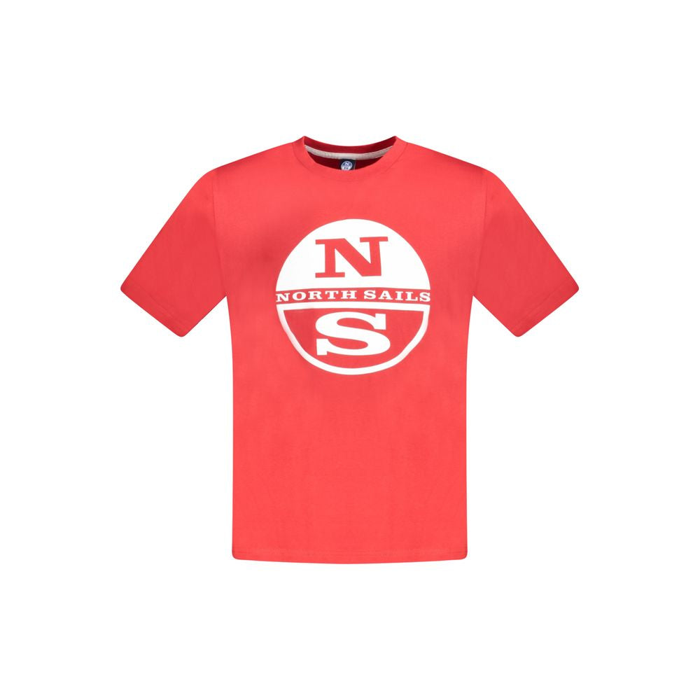 Ανδρικό T-shirt North Sails Red Cotton