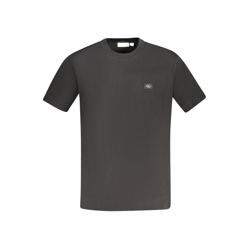 Ανδρικό μπλουζάκι Calvin Klein Black Cotton