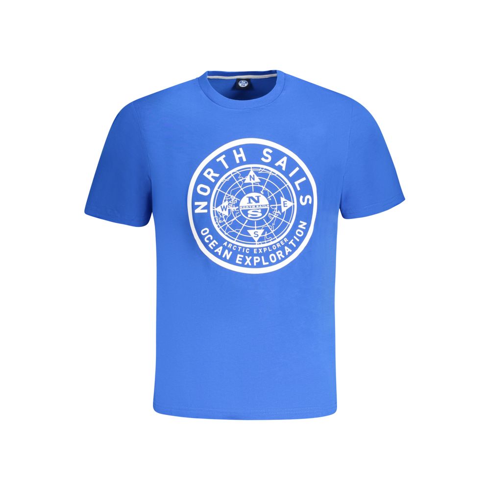 Ανδρικό μπλουζάκι North Sails Blue Cotton