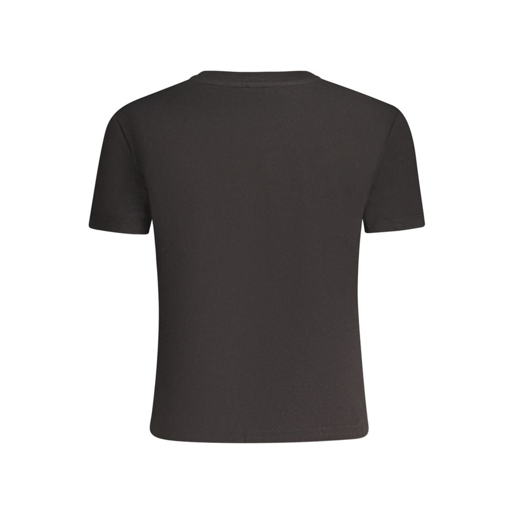 Γυναικείο μπλουζάκι Calvin Klein μαύρο βαμβακερό