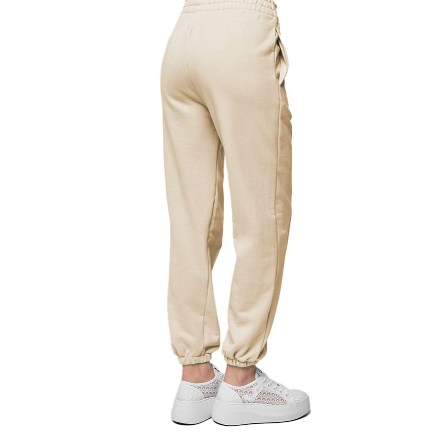 Hinnominate Beige Cotton Women Sweatpant