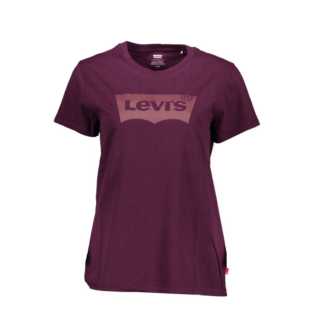 Levi's Purple Cotton Tops & T-Shirt
