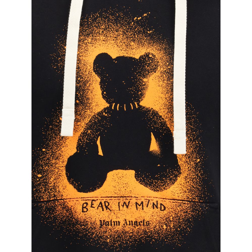 Palm Angels Spray Bear Hoodie