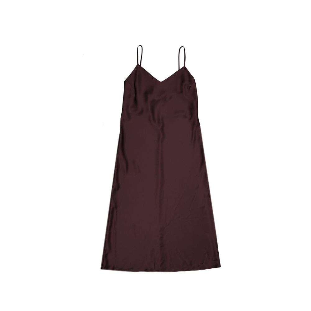 BLANCA VITA Acacia Satin Slip Midi Dress